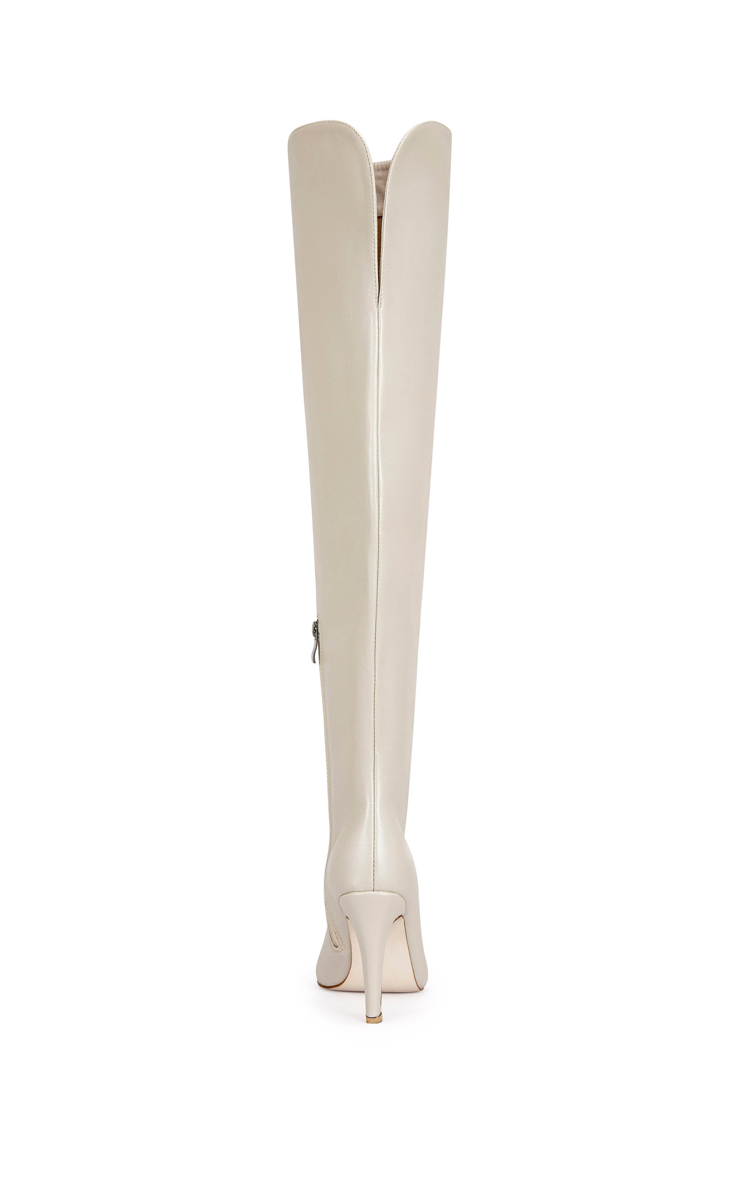 BEAUCOUP-BONE OVER THE KNEE CHUNKY STILETTO BOOT - Image 3
