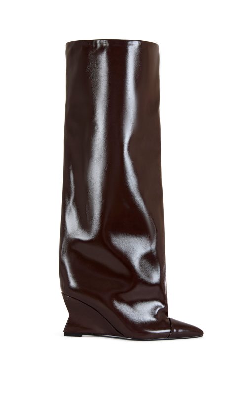 KENYA-BROWN WEDGE BOOT